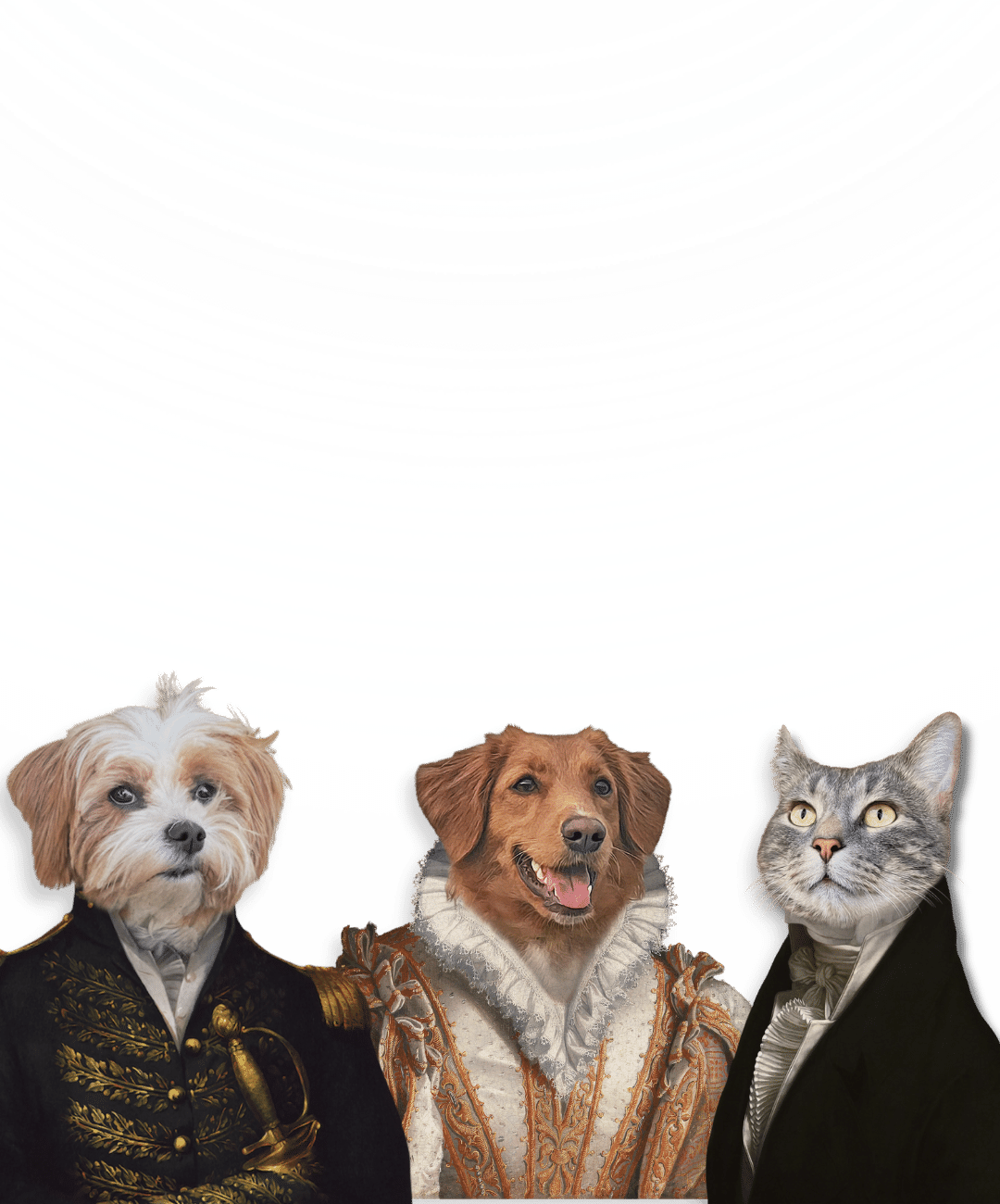 Exempel på personliga djurporträtt