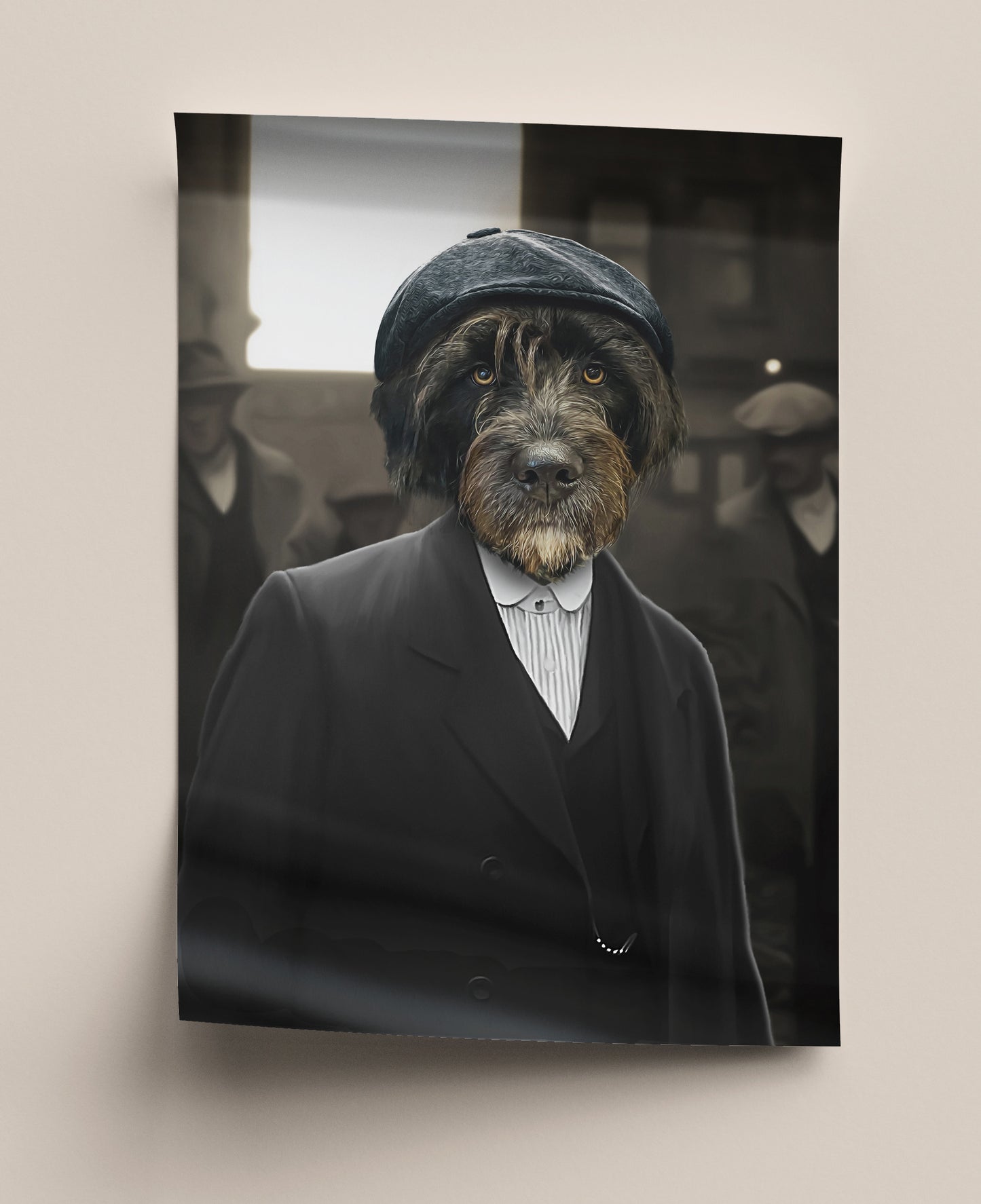 Personligt husdjursporträtt - Peaky Blinders