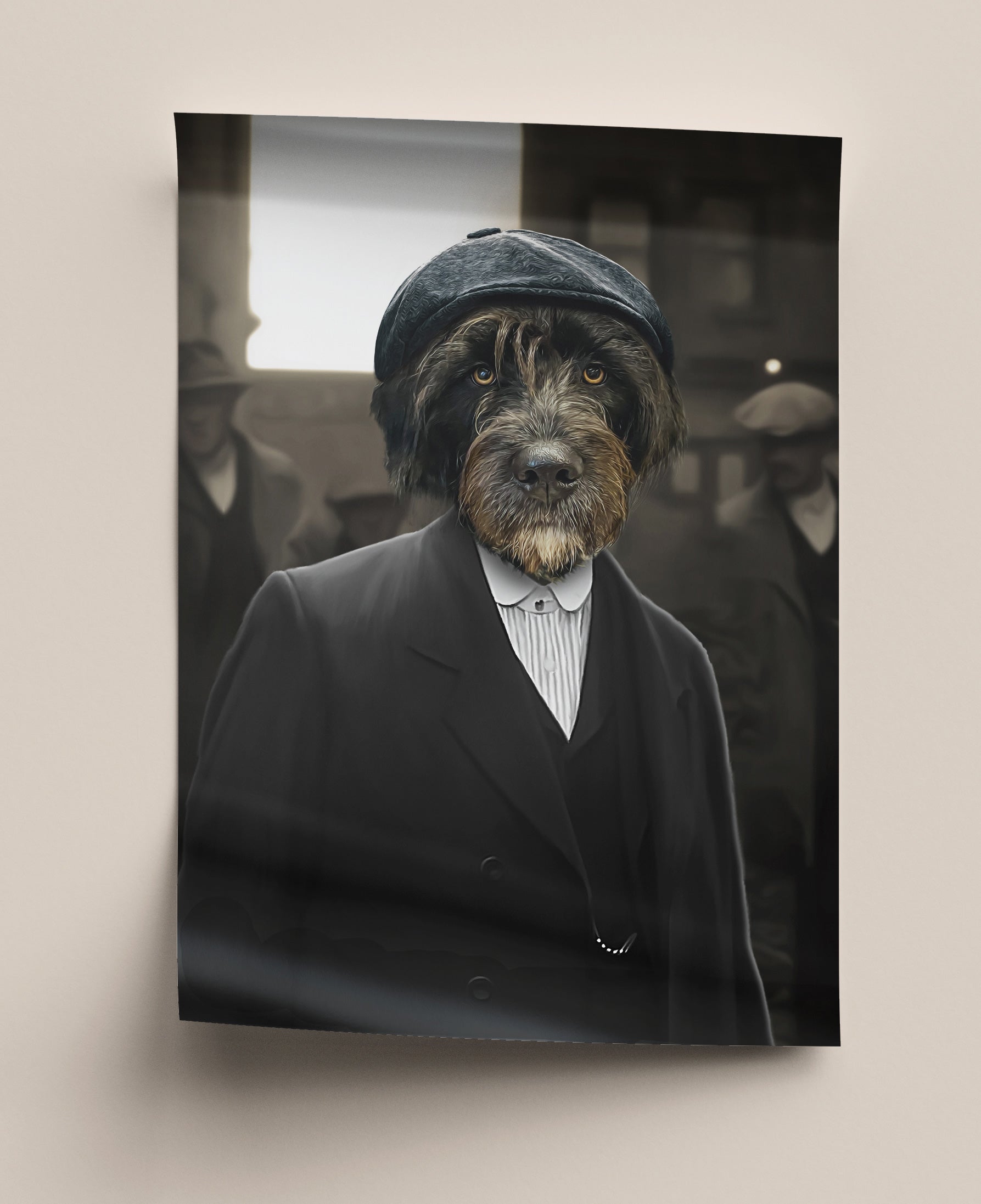 Personligt husdjursporträtt - Peaky Blinders